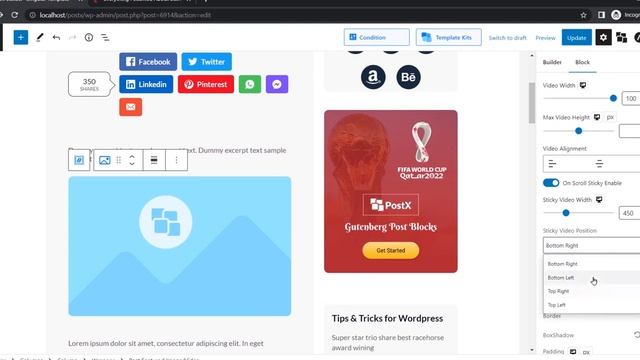 How to Display Video as Featured Image / Thumbnail using PostX смотреть онлайн