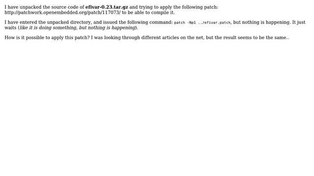Can't apply the patch (2 Solutions!!) смотреть онлайн