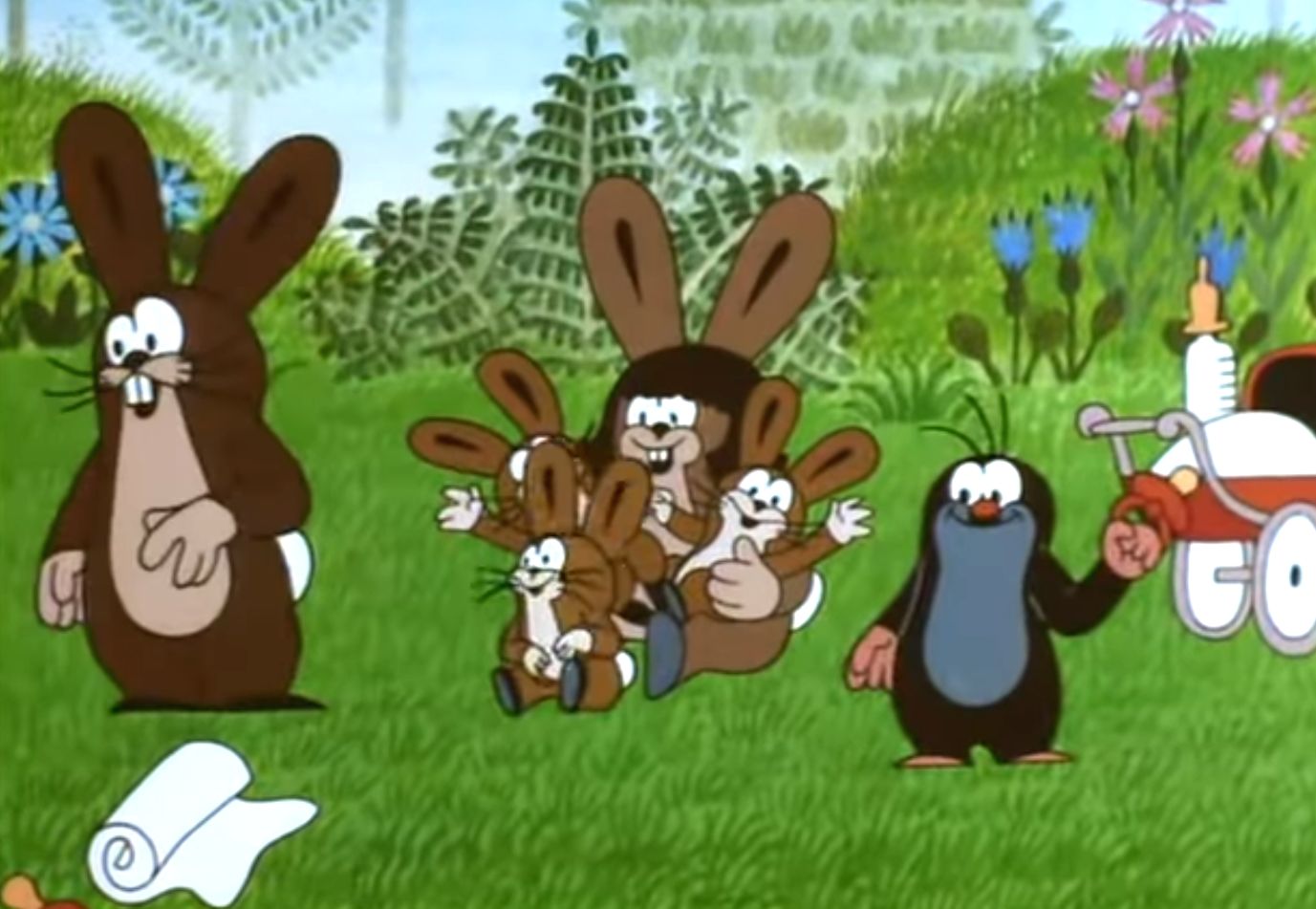 Сомнительные сцены в детских чешских мультфильмах про Крота смотреть онлайн