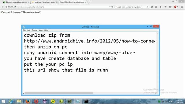How to connect Android with php and mysql смотреть онлайн