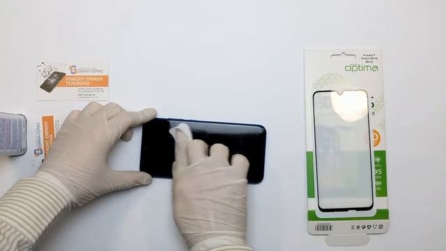 Huawei P Smart 2019: поклейка стекла смотреть онлайн