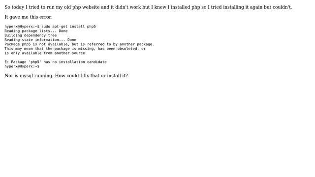 Ubuntu: PHP not working смотреть онлайн
