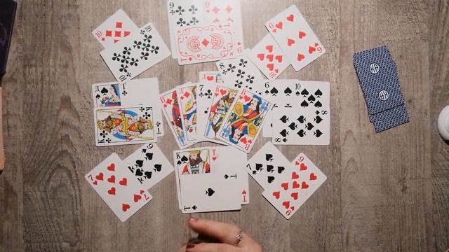 ♥️Червовая Дама и ♣️Крестовый Король❗ расклад на отношения, цыганский расклад на игральных картах. смотреть онлайн