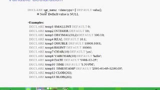 Chapter 12(2) - Stored procedures смотреть онлайн