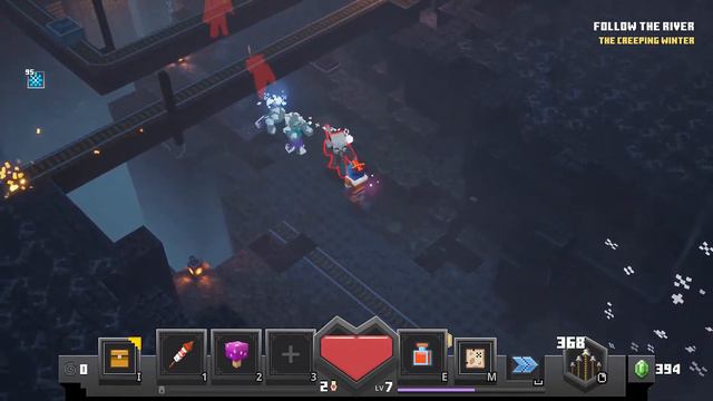 ماين كرافت دنجن الجزء الثالث من الجليد البلوري | Minecraft Dungeon Frosted Fjord смотреть онлайн