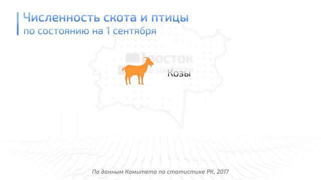 ВОСТОК В ЦИФРАХ. Численность скота и птицы смотреть онлайн