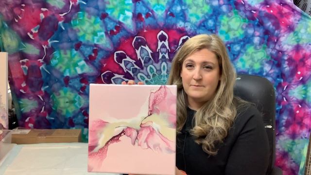 Ballerina Inspired Pink, Beige, Magenta and White Abstract Fluid Art Dutch Pour Painting/ Flow Art смотреть онлайн