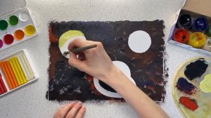 Рисуем космос | Онлайн рисование для малышей| Развивающее занятие для ребенка 3-5 лет