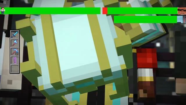 Minecraft story mode season 1 final boss with healthbars смотреть онлайн