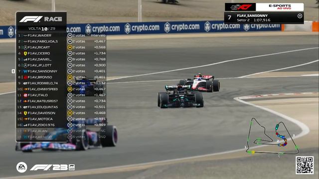 F1 2023 GP BAHREIN F1AV CLUB eSports T20 GRID MASTER ETAPA 7 смотреть онлайн