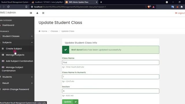Student result Management System in PHP DEMO смотреть онлайн