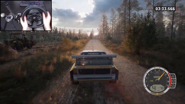 Audi Quattro S1 Group B - EA Sports WRC | Steering Wheel Gameplay