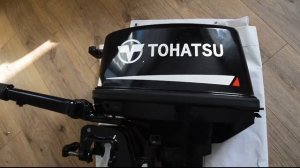 Наконец-то купил себе лодочный мотор. Распаковка Тохатсу 9.8