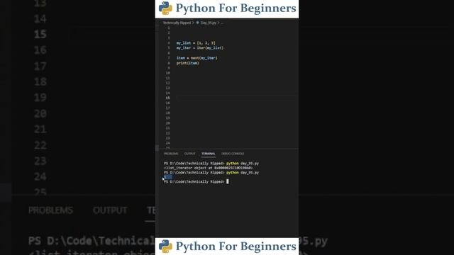 Using The Iterator Function In Python | Python For Beginners смотреть онлайн