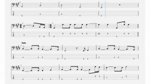 STING Bass Tabs - Shape Of My Heart