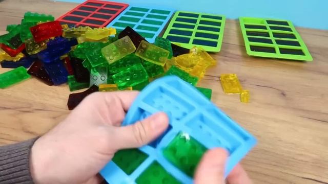 ¿QUE PODEMOS CONSTRUIR Con CUBOS DE GELATINA LEGO?