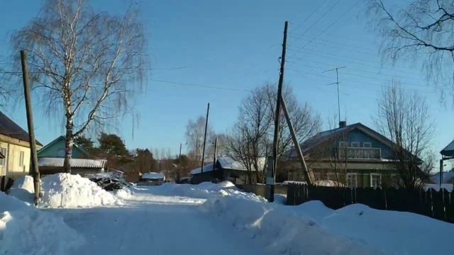 Демьяново, улица Новая, 01.03.2020. Подосиновский район, Кировская область