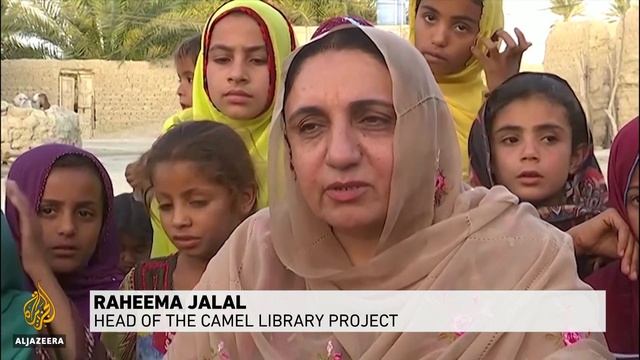 Pakistan's Camel Library project bumps book access for children смотреть онлайн