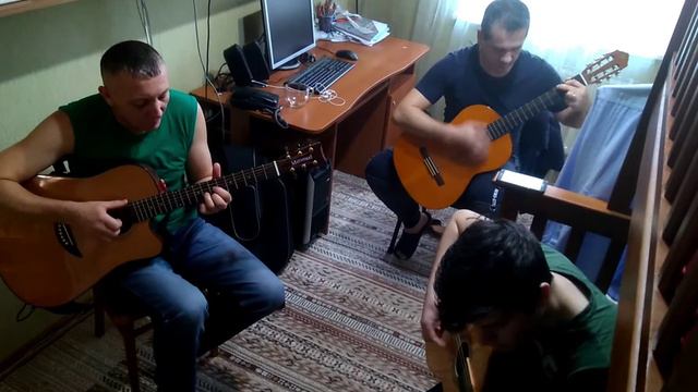 Eagles - Hotel California.Covеr Трио:Василий Тур,Дмитрий и Вячеслав Пригорян. смотреть онлайн