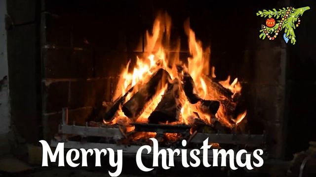 Christmas Fireplace /Рождественский камин на заставку на ТВ. смотреть онлайн
