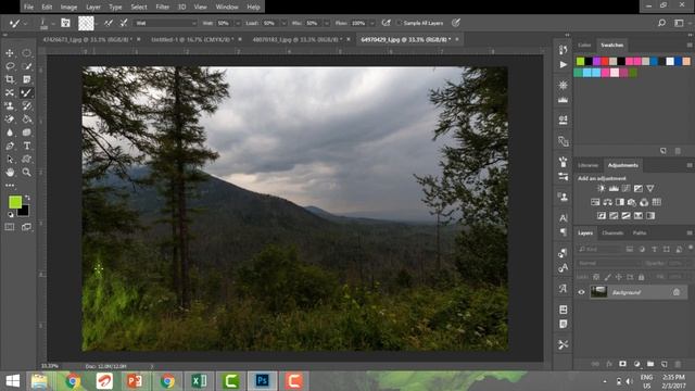 Photoshop - Mixer Brush Tool смотреть онлайн