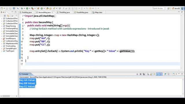 Four ways of iterating over map| Java interview question | Top MNC interview question смотреть онлайн