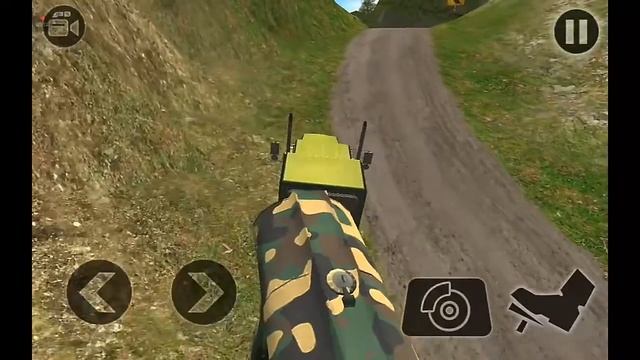Uphill offroad army oil tanker /gameplay/ Android смотреть онлайн