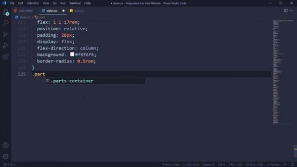 Create a Responsive Car Sale Website Design Using HTML CSS And JavaScript