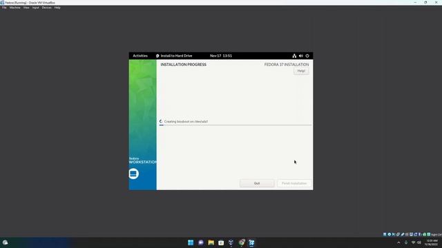 How to install fedora linux in Virtual Box | Fedora Workstation 37 смотреть онлайн