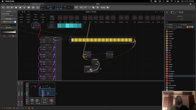 Sequenced Stutter glitch/ beat repeat effect in Bitwig's FX Grid (revisited) смотреть онлайн