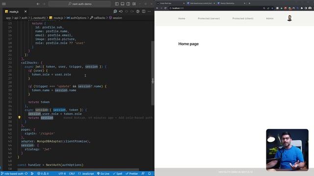 Role-based Authentication in NextJs 13 using NextAuth смотреть онлайн