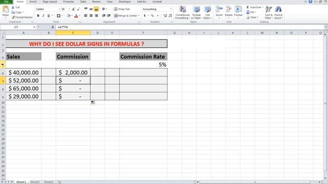 Why you see dollar signs in Excel formulas смотреть онлайн