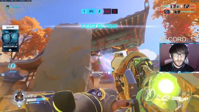 DOMINATING AS ZARYA - Overwatch смотреть онлайн