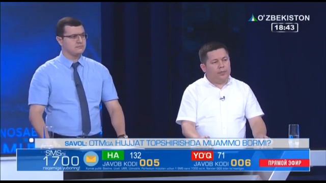 Munosabat | Олий таълим муассаларига қабул. Долзарб саволлар