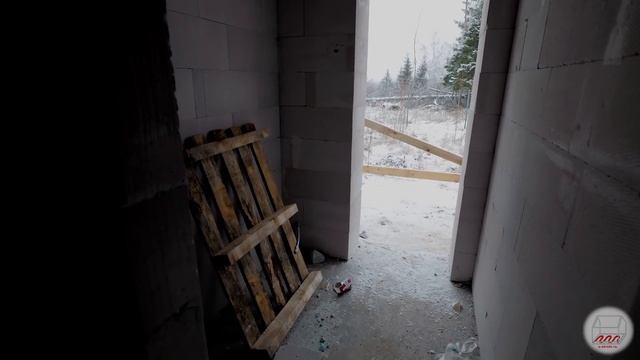 Одноэтажный дом 10,5*19 из газобетона на УШП в Сарженке