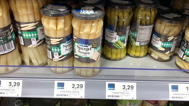 EDEKA. Цены в супермаркете Германии в конце декабре 2022. Супермаркет EDEKA.