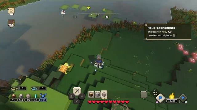 Pigliny budują fosy i mury w Minecraft Legends!! #Fabo284 смотреть онлайн
