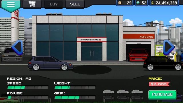 PIXEL CAR RACER//Легкий способ прокачаться!!! смотреть онлайн