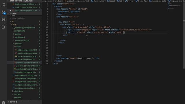 Imagem upload com Bootstrap e Angular 8 смотреть онлайн
