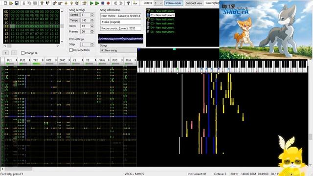 Main Theme - Tasukeya SHIBETA (8-bit Famicom Famitracker Chiptune cover) смотреть онлайн