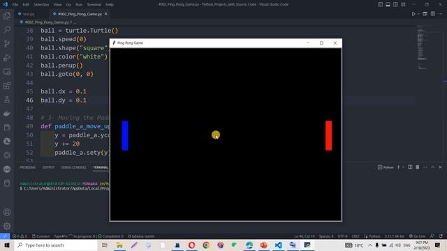 Python Game Tutorial: Ping Pong смотреть онлайн