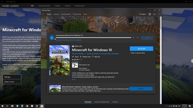 How to install Minecraft RTX for Bedrock Edition смотреть онлайн