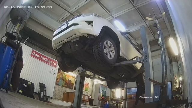 Установка фаркопа на Toyota Land Cruiser Prado 150 2021 год. MOTODOR, арт. 92523-AN смотреть онлайн