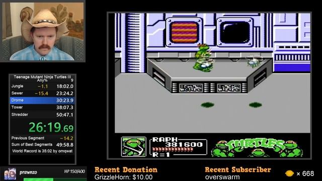 Teenage Mutant Ninja Turtles III: The Manhattan Project speedrun in 50:10 by Arcus смотреть онлайн