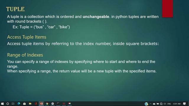 what is TUPLE in Python? why is TUPLE? How to work TUPLES in Python?TUPLE DATA TYPE? смотреть онлайн