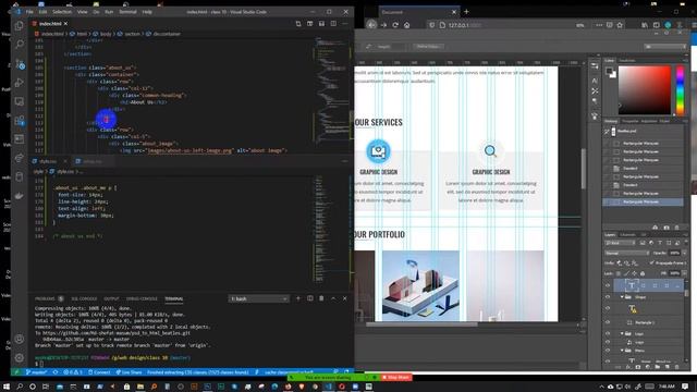 Web Design Basic To Pro: class-10 ( Git Connect, Service, Gallery, Team) смотреть онлайн