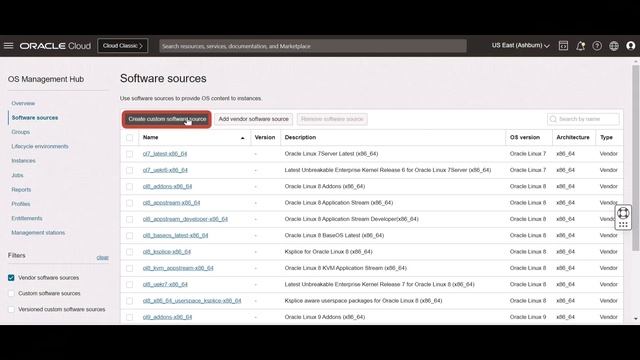 Selecting Software Sources for Oracle OS Management Hub смотреть онлайн