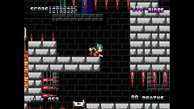 Sonic the Hedgehog 1 Erazor Invincible Debug Mode Gameplay смотреть онлайн