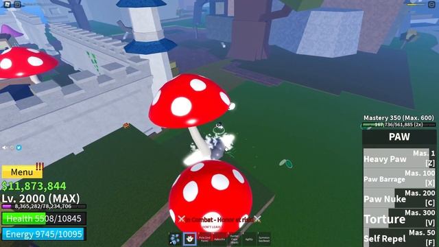 『Best Paw+ Superhuman Combo + Bounty Hunt And Bounty Reveal』Roblox | Blox Fruits Update 15 | 25M