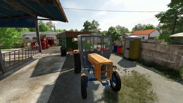 A day in a small dairy farm with very small tractors | Farming Simulator 22 смотреть онлайн